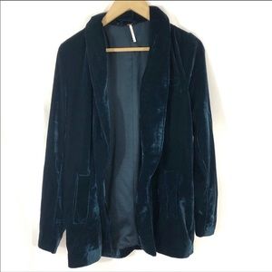 Free People velvet blazer